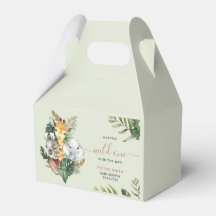 Vild 1 Safari Animals Boy Shower