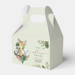 Vild 1 Safari Animals Boy Shower Presentaskar