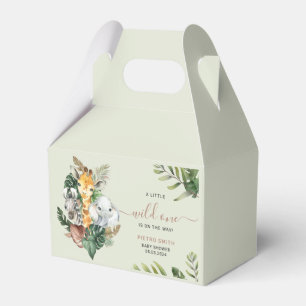Vild 1 Safari Animals Boy Shower Presentaskar