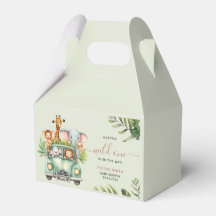 Vild 1 Safari Animals Boy Shower