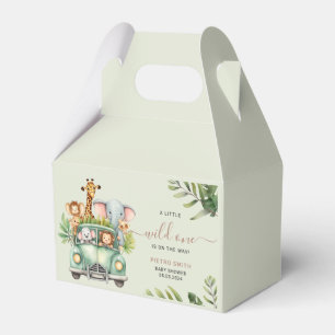 Vild 1 Safari Animals Boy Shower Presentaskar