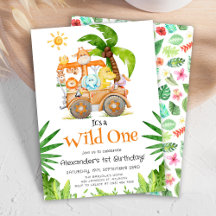 Vild 1 Safari Birthday