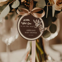 Vild 1 Safari Giraffe Baby Shower