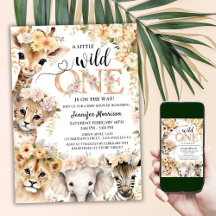 Vild 1 Safari Jungle Baby Shower