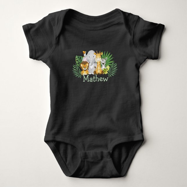 Vild 1 Safari Jungle Tropical Forest Woodland T Shirt (Framsida)