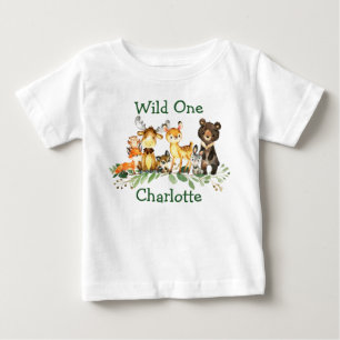 Vild 1: Skogsdjur för första födelsedag T Shirt