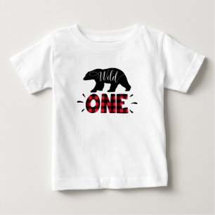 Vild 1 Skogsskidpapp 1:a födelsedagen T-Shirt