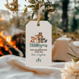 Vild 1: Trädjur Första födelsedag Gift Presentetikett