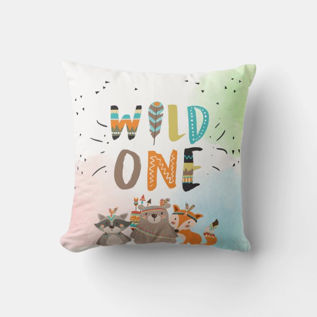 Vild 1 Trädland Pillow Boy Kudde (Framsida)