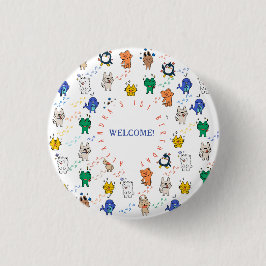 Vild 1 Utspädningsdjur 1:a födelsedagsbarnen Knapp