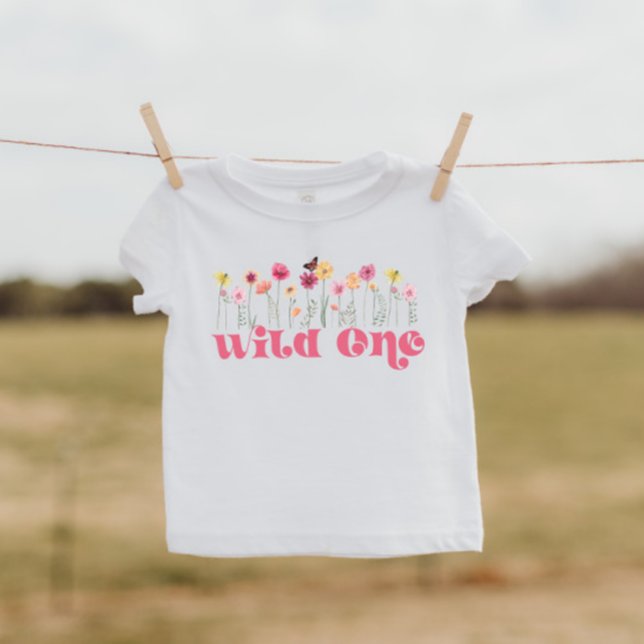 Vild 1 Wildblomma Småbarn T-Shirt (Skapare uppladdad)