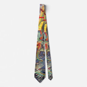 Vild Abstrakt Necktie Slips
