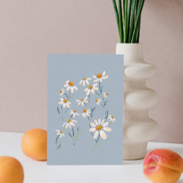 Vild Aesthetic Chamomile Chamomile Delicate Flower Vykort