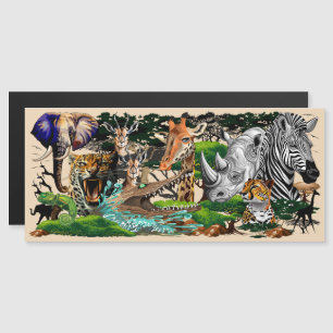 Vild African Savanna Animals