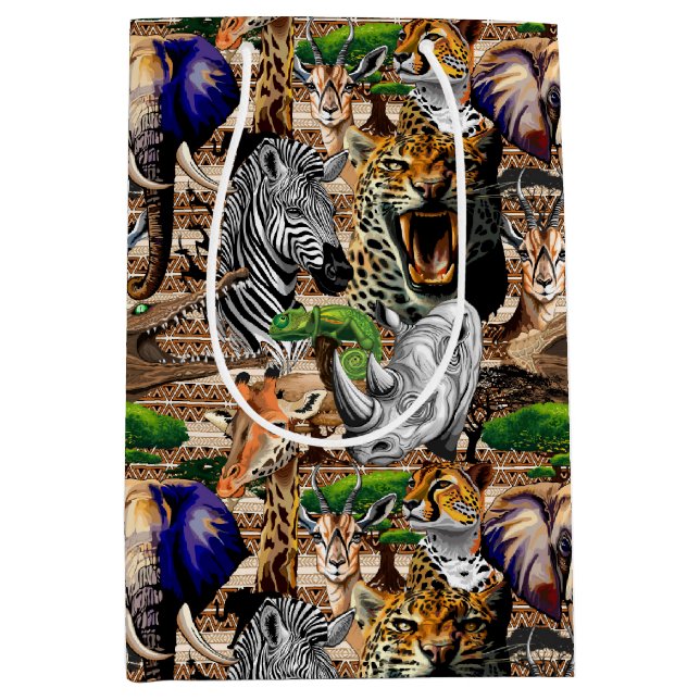 Vild African Savanna Animals (Framsidan)