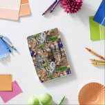 Vild African Savanna Animals iPad Mini Skydd<br><div class="desc">Afrikas Savanna Vilda djur sammansatt för att skapa en vacker naturbakgrund med: giraffe,  rhinoceros,  gazelle,  elephant,  zebra,  krokodile,  chameleon,  leopard,  Cheetah. Originalvektor Graphic Art Copyright BluedarkArt TheChameleonArt.</div>