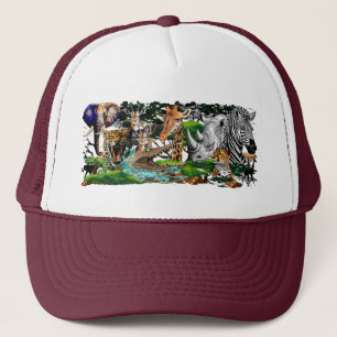 Vild African Savanna Animals Keps