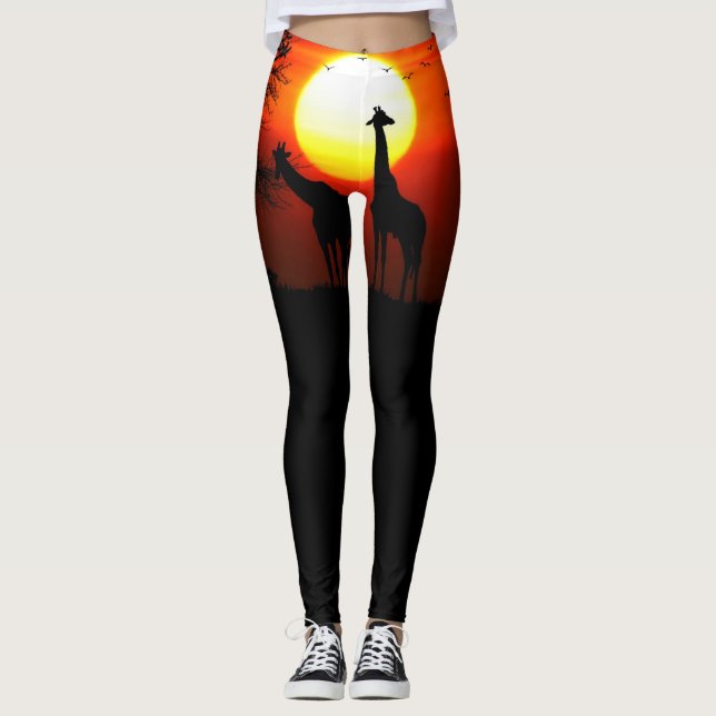 Vild Afrika Leggings (Framsida)