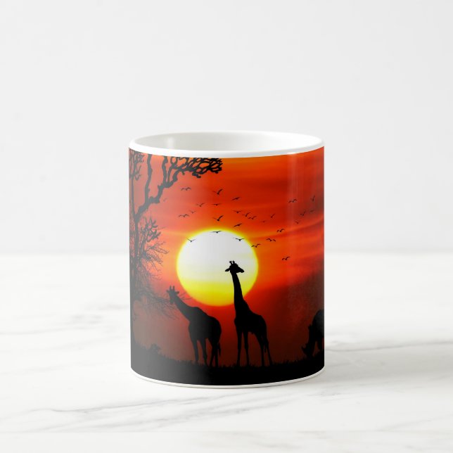 Vild Afrika Vitkaffe Mugg (Center)