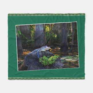 Vild Alligator Photography Print Fleecefilt
