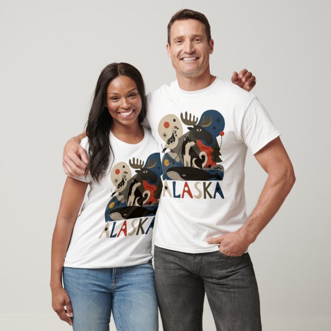 Vild ande i Alaska T Shirt (Unisex)