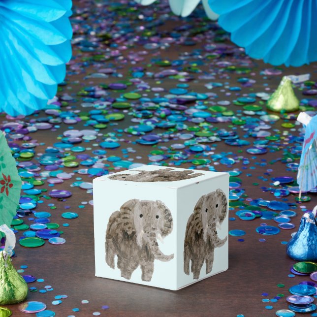 Vild Animal Art Elephants Anpassningsbar Färg Presentaskar (Part)