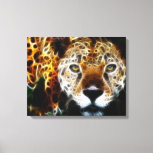 Vild Animal Cheetah Wrapped Canvas