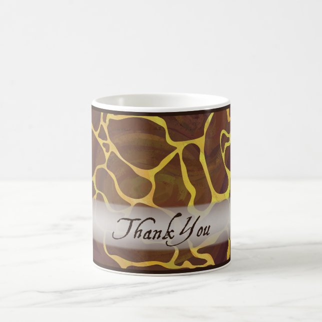 Vild Animal Giraffe Tack Kaffemugg (Center)
