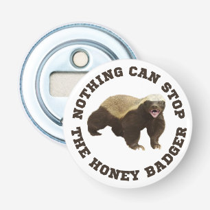 Vild Animal Honey badger Funny Flasköppnare