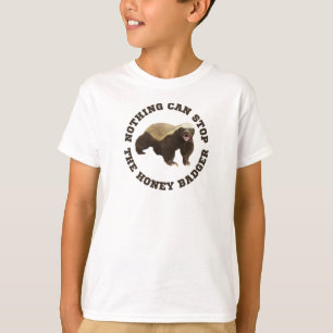 Vild Animal Honey badger Funny T-Shirt