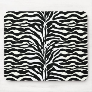 Vild Animal Print, Zebra in Black and White Musmatta