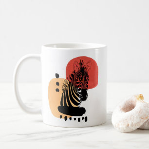 Vild animal Zebra Kaffemugg