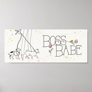 Vild Apple Chef Babe - Modern sketch Poster