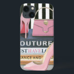 Vild Apple | Couture Rand - Shoes & Bag<br><div class="desc">Tryck upp det senaste trendiget med den här färgfulla designen från Vild Apple. En roligt, giftig design inspirerad av berömd mode bokar och tidskrifter. Kumtur, modern stil som ropar ut med den här bilden. Med rosa skor och en handväska som har allt måste ha tillbehör för kvinnor, allt på en...</div>
