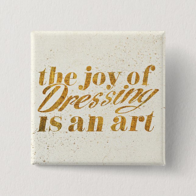 Vild Apple | glädjen av dressingen - flickaktigt Knapp (Framsida)