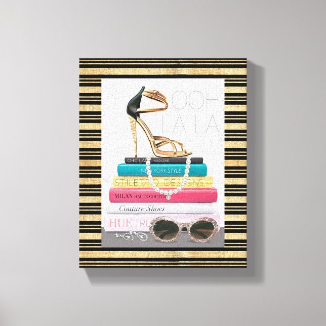 Vild Apple | Oj La - Glamous Stiletto Canvastryck (Framsida)