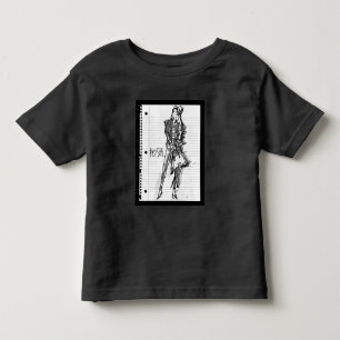 Vild Apple Posh - edgy vintage skissar T-shirt