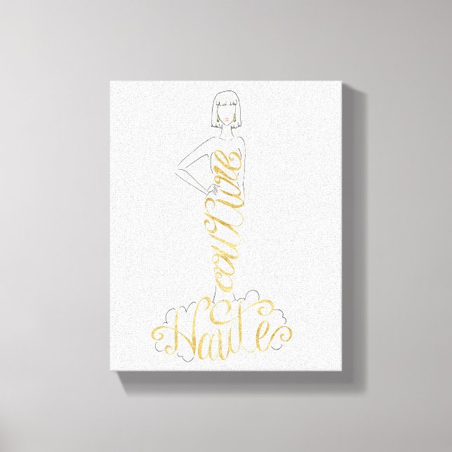 Vild Apple | Snyggt Ord - kåpspressning Canvastryck (Framsida)