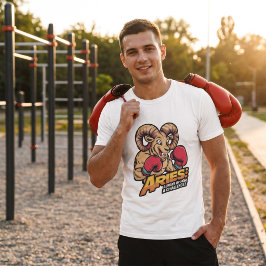 Vild Aries Vädur Boxare "Alltid Upp för en Utmanin T Shirt