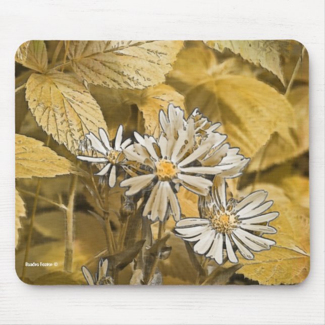 Vild Aster Mouse Pad Musmatta (Framsidan)
