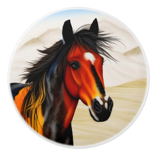 Vild At Heart - A Spirited Western Pinto Pony Knopp
