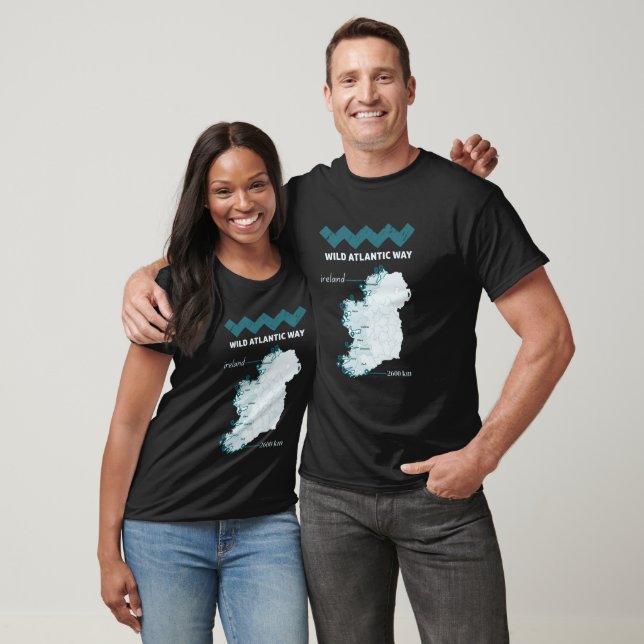 vild Atlantic Way - Irish Tourist test Ireland T Shirt (Unisex)