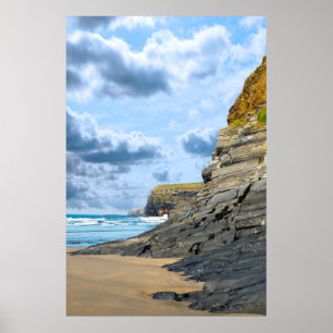 vild atlantiska långt ireland poster