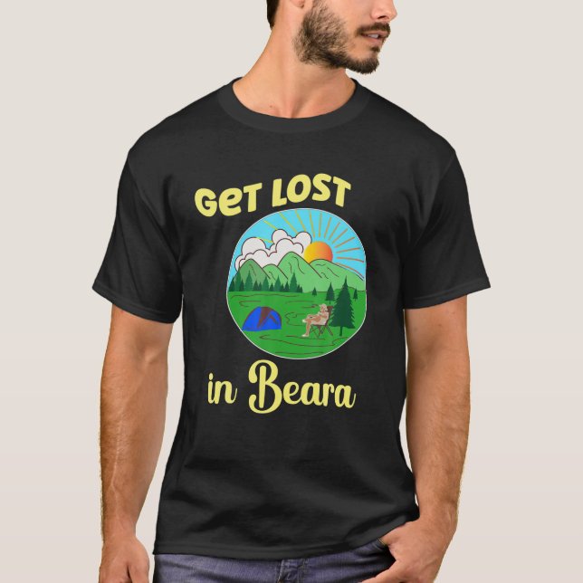 Vild Atlantvägen Borttappad i Beara Kork Ireland T Shirt (Framsida)