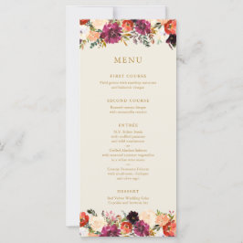 Vild Autumn Bouquet | Bröllop Menu