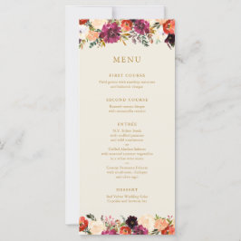 Vild Autumn Bouquet | Bröllop Menu