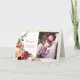 Vild Autumn Bouquet | Fototackkort Tack Kort