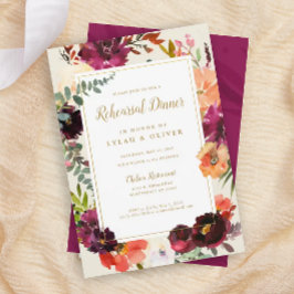 Vild Autumn Bouquet | Inbjudan till repetitionsmid