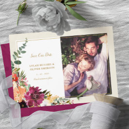 Vild Autumn Bouquet | Spara datummeddelande i foto Meddelande