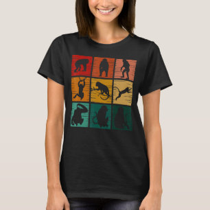 Vild av  av Vintage på apa För manar kvinnor 2 T Shirt
